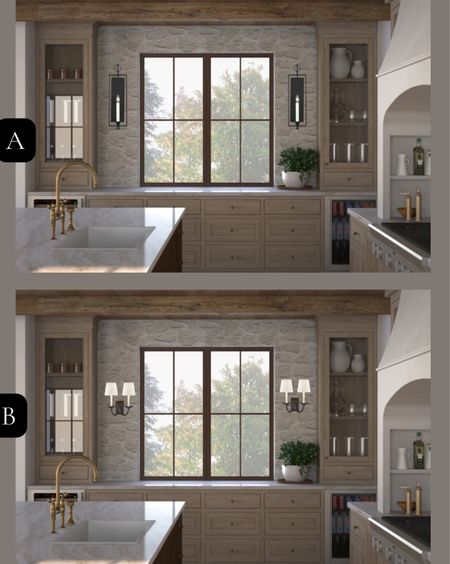 Sconce options for my new kitchen.  Which one do you like?

Lighting, French European cottage McGee co

#LTKstyletip #LTKhome