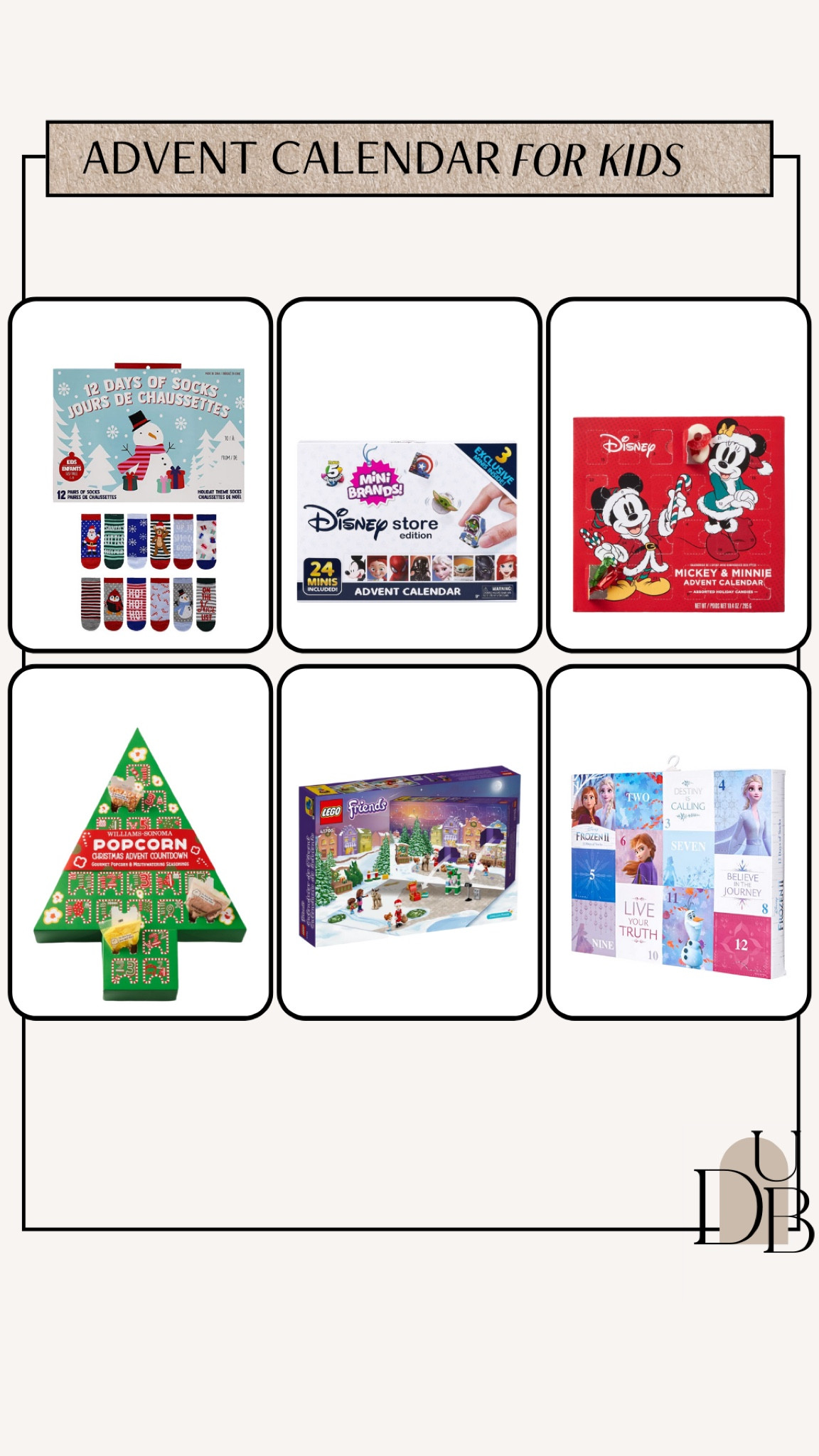 How fun are these advent calendars for kids! Rosie specifically recommends “Minnie or Elsa” 

We went with Minnie and are so excited!

#LTKSeasonal #LTKGiftGuide #LTKHoliday