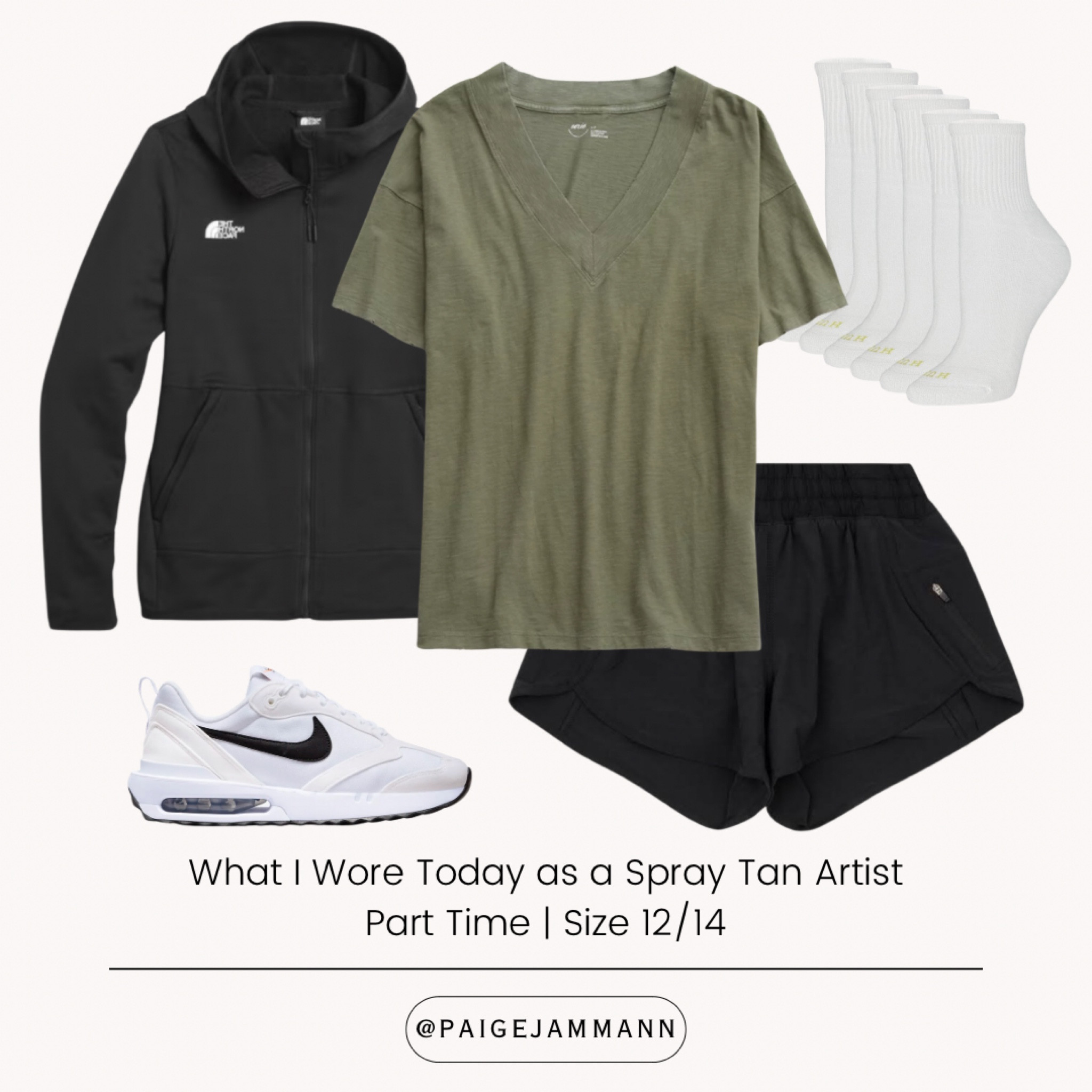 Spray tan artist, spray tan, casual outfit, midsize casual outfit, running errands outfit, comfortable outfit, affordable casual outfit 

#LTKstyletip #LTKmidsize