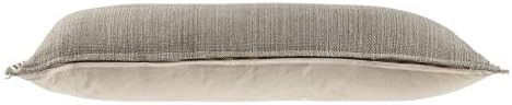 LR Home Neutral Tan Lumbar Throw Pillow, 1 Count (Pack of 1) | Amazon (US)