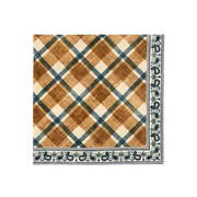 Reed Napkin, Blue x Mustard | The Avenue