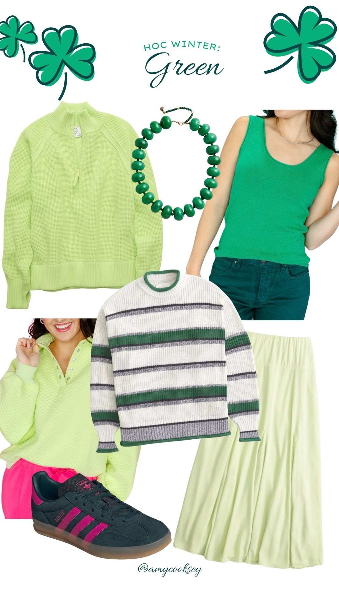St. Patrick’s Day GREEN for #HOCWinter

#HOCWinters #SprinterWinter #IcyWinter #GreenNecklace #GreenTank #GreenSkirt #GreenSneakers

#LTKSeasonal #LTKspring #LTKspringtrends