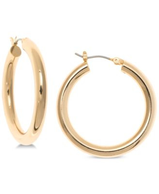 Medium Hoop Earrings | Macy's