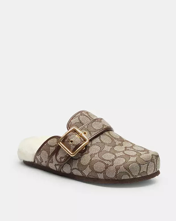 Ashton Clog In Signature Jacquard | Coach Outlet US