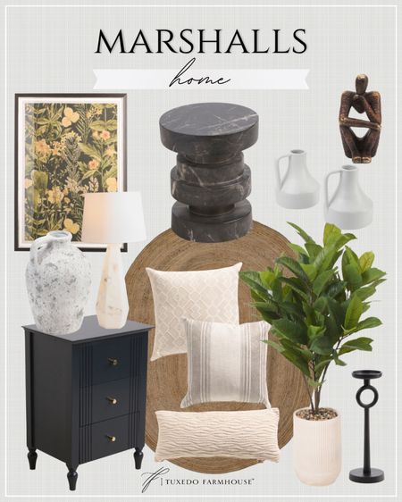 Marshalls - Home

New arrivals from Marshalls curated just for you!

Spring, home decor, pillows, rugs, jute, night stands, pedestal , plants, lamps, wall artt

#LTKhome #LTKSeasonal