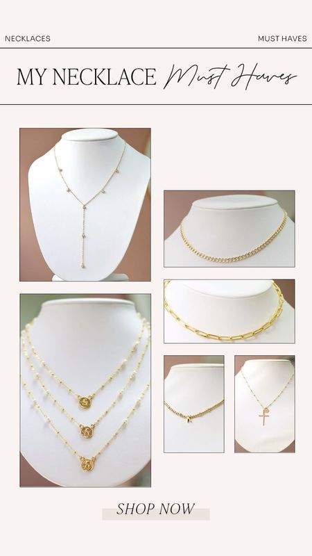 My necklace must haves from Taudrey 