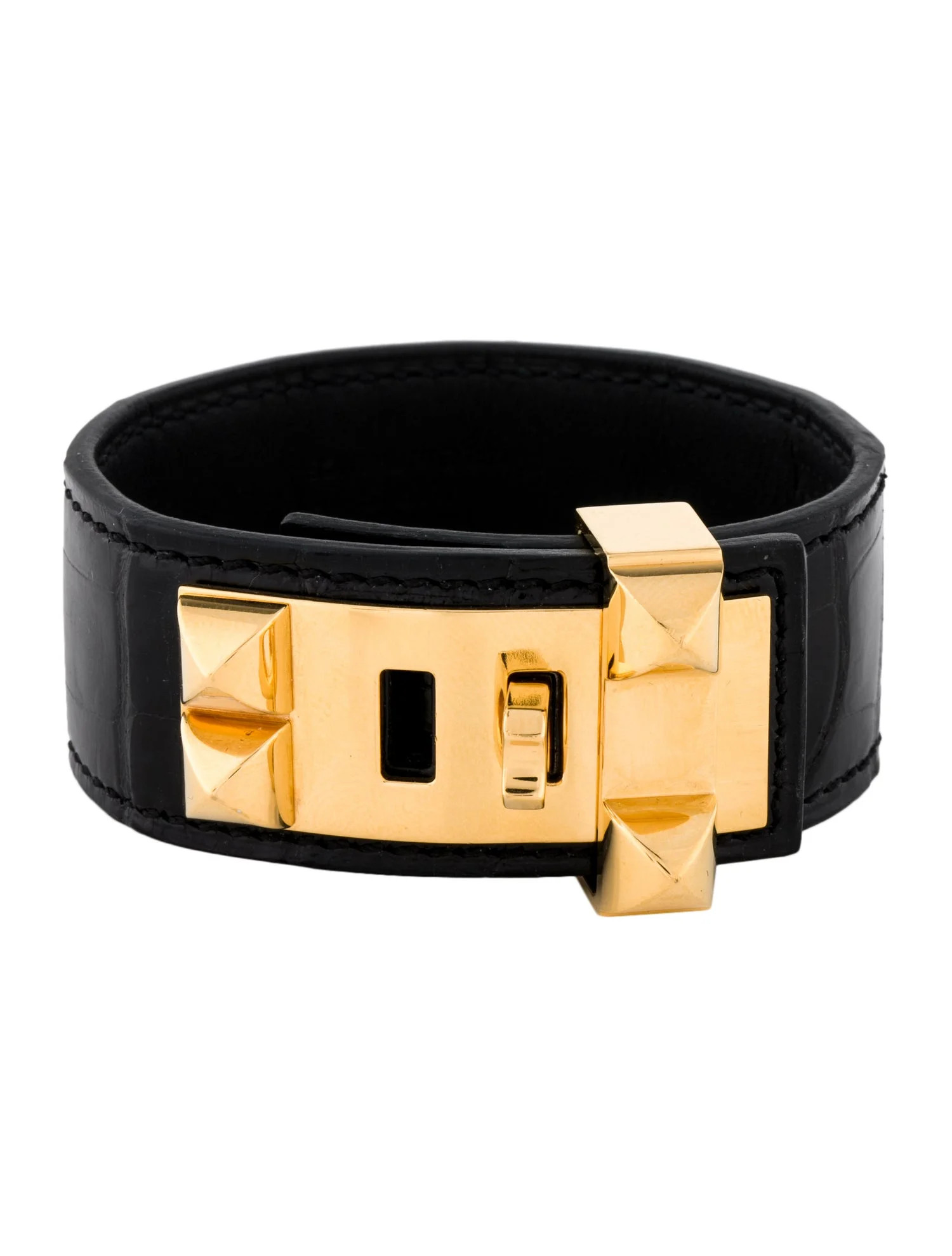 Crocodile Collier de Chien 24 Wrap Bracelet | The RealReal