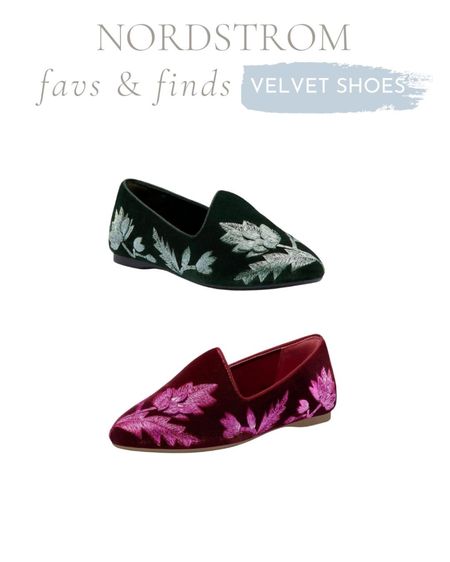 Fall shoes. Velvet shoes. Embroidered flats.  Birdies. Nordstrom .

#LTKshoecrush