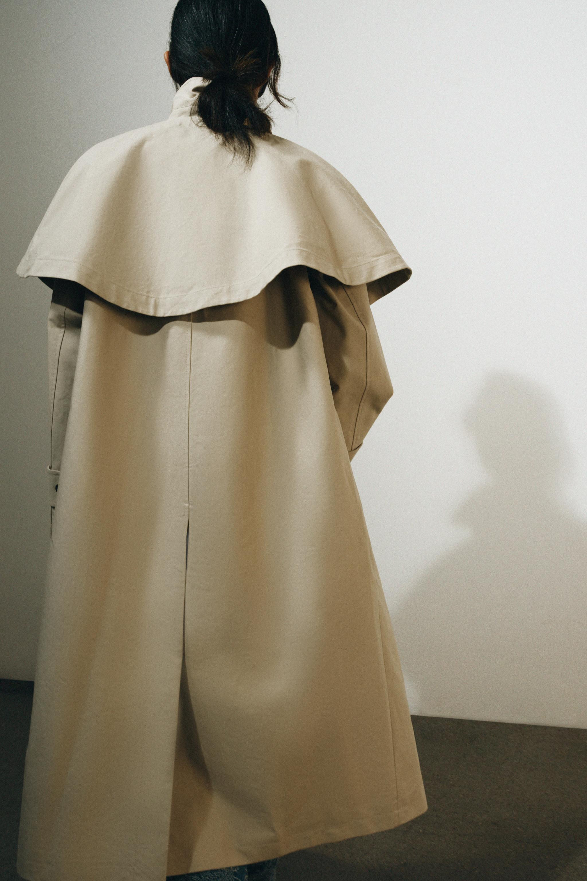 ZW COLLECTION CAPE TRENCH COAT | Zara UK