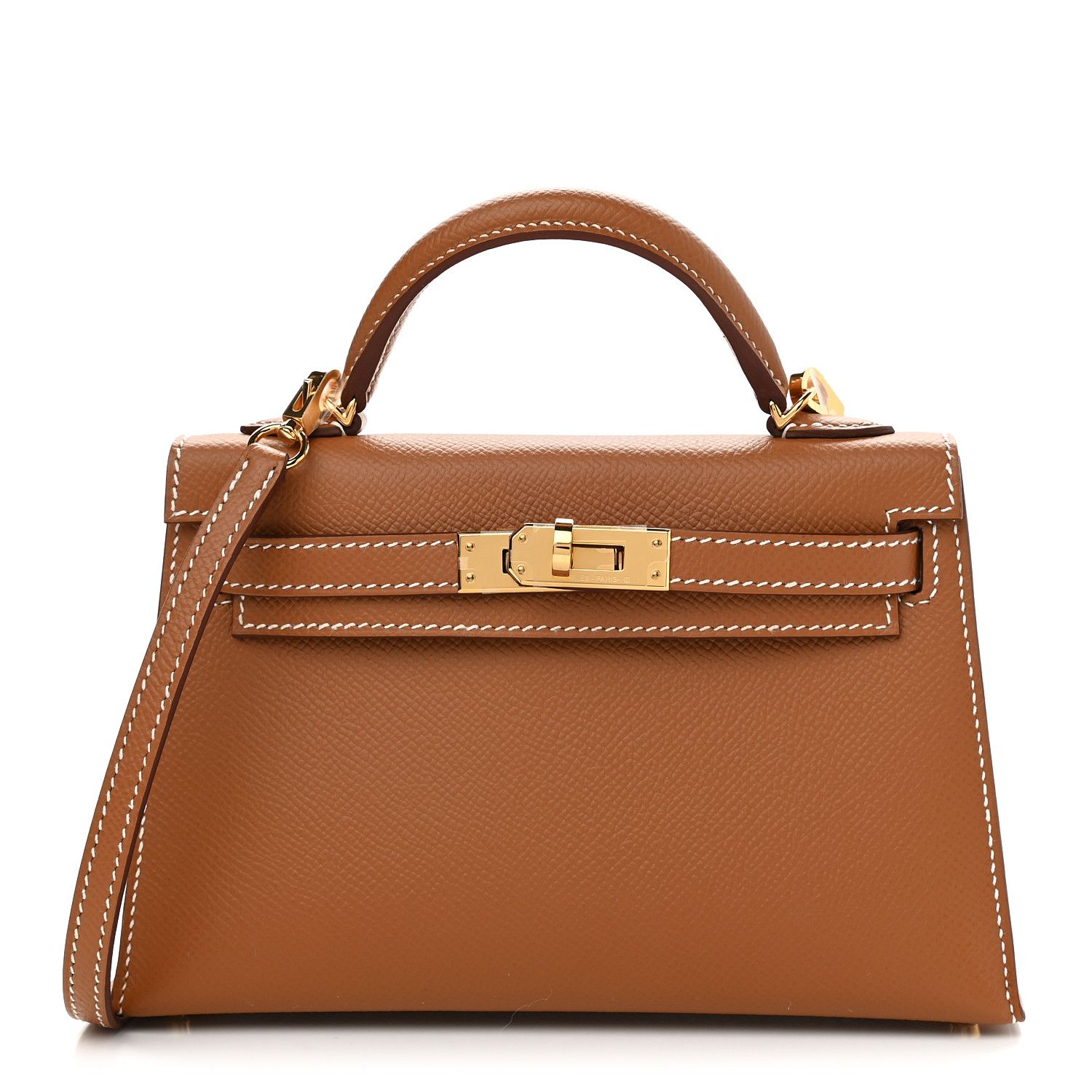 HERMES Epsom Mini Kelly Sellier 20 Gold | FASHIONPHILE | Fashionphile