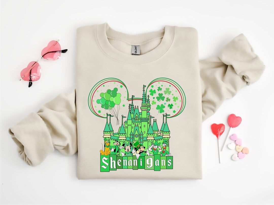 Disney St Patrick's Day Shenanigans Castle Shirt, Disney Family Shirt, St Patrick's Day Shirt, Mi... | Etsy (US)