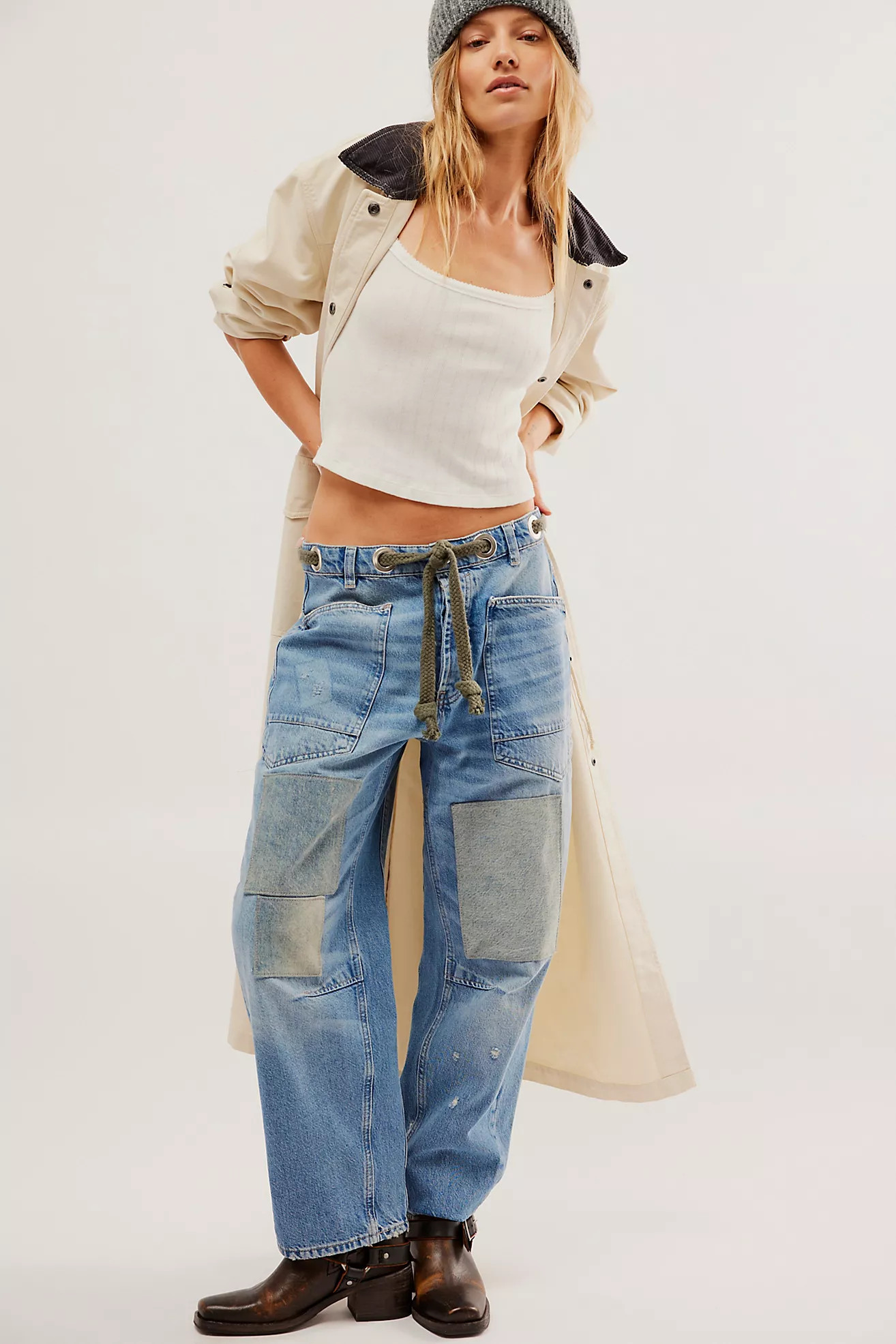 We The Free Moxie Pull-On Barrel Jeans | Free People (Global - UK&FR Excluded)
