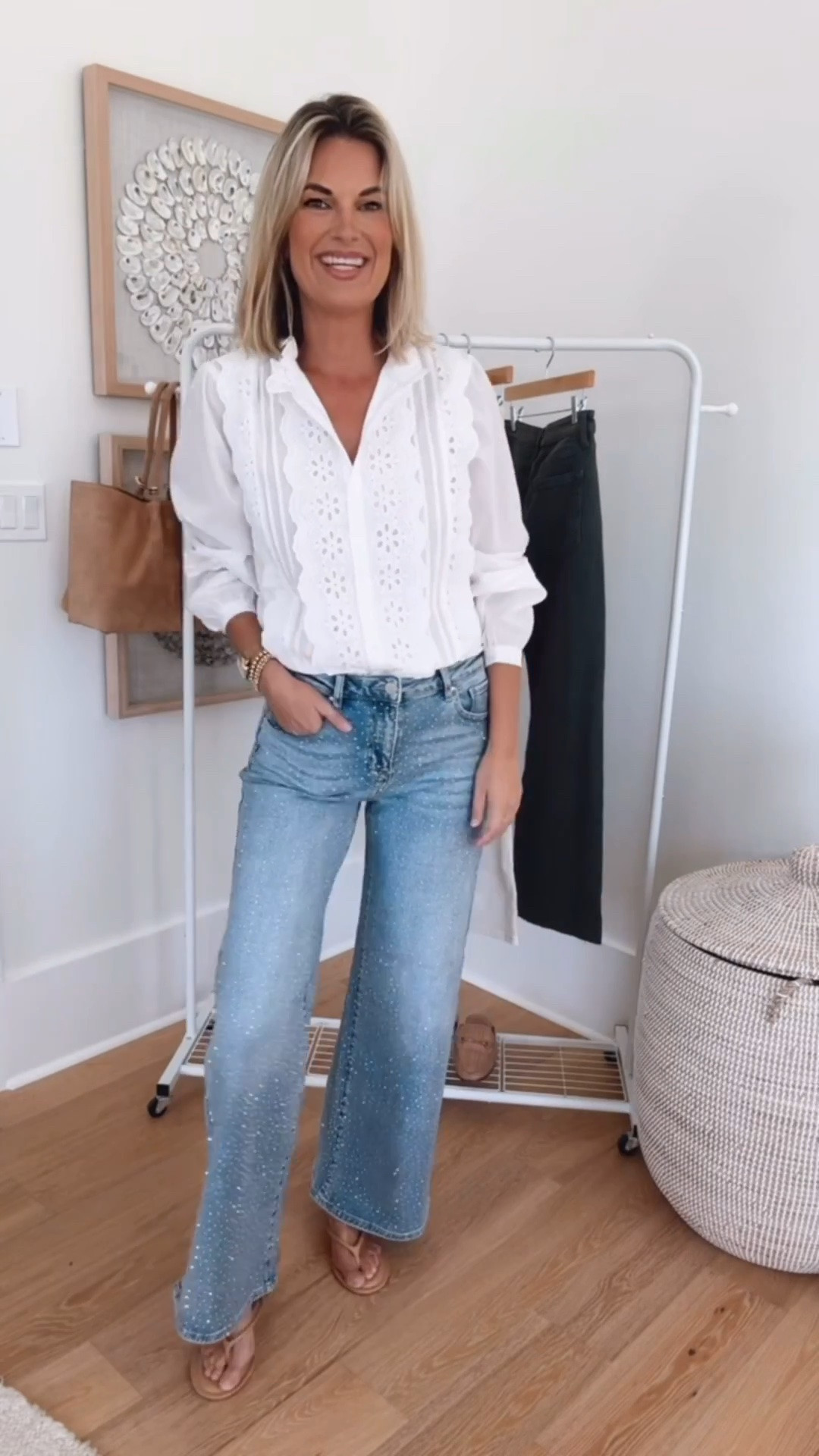 Tall girl denim jackpot 🙌🏻🙌🏻. I’m a denim gal through and through. These three pairs are so flattering and can be styled so many ways for now and into fall. Use my code PINTERESTING15 for a discount! 

#LTKOver40 #LTKTall #LTKgrwm