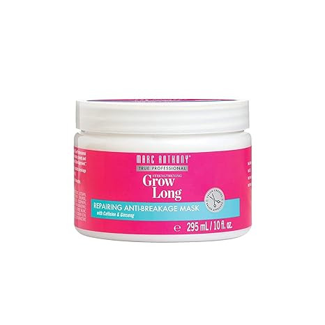 Marc Anthony Grow Long Hair Mask for Dry Damaged Hair - Argan Oil, Caffeine & Keratin Hair Treatm... | Amazon (US)