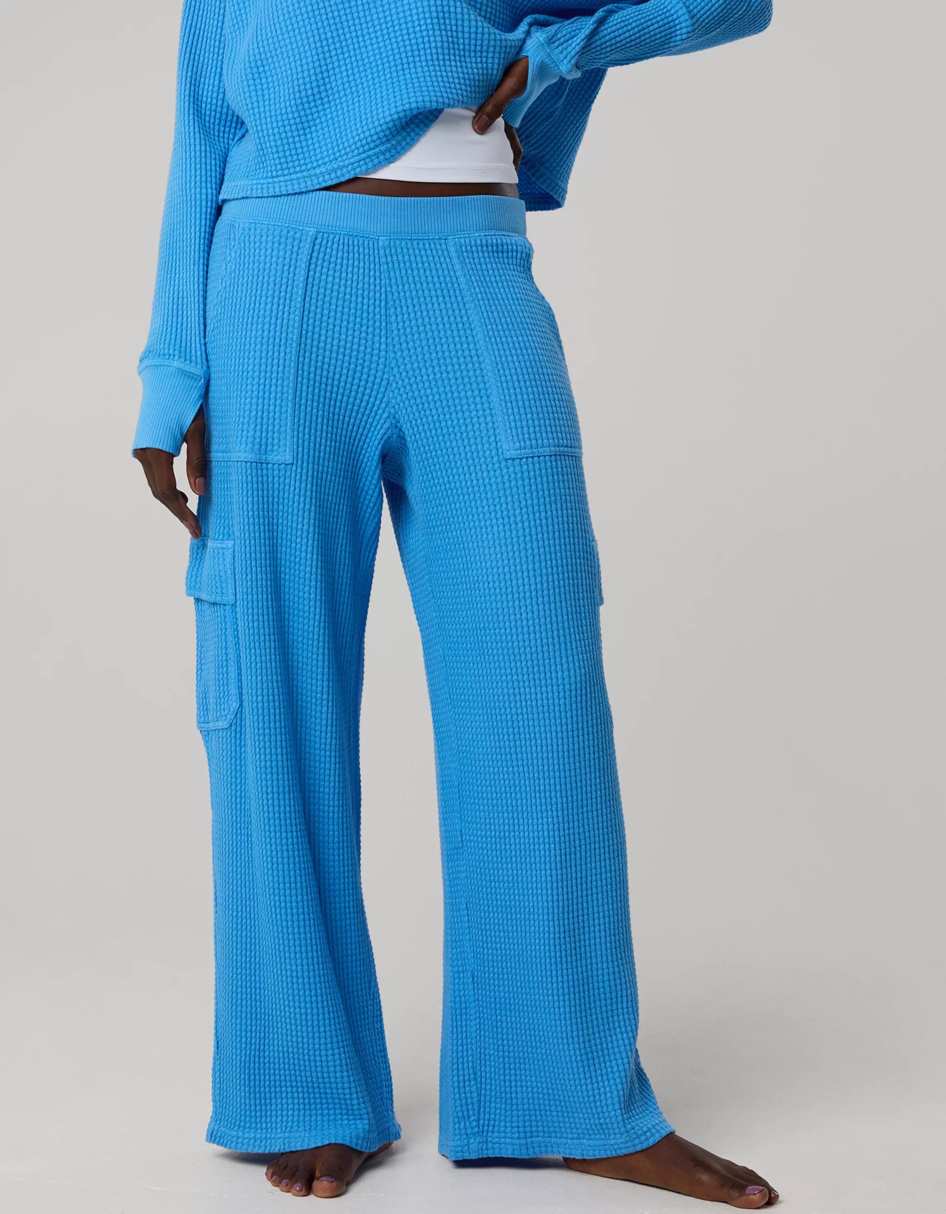 OFFLINE By Aerie Wow! Waffle Cargo Trouser | Aerie