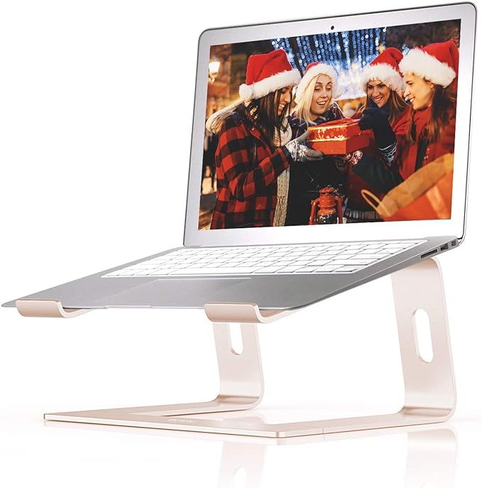 Boyata Laptop Stand, Aluminum Ergonomic Laptop Riser Computer Stand for Desk, Detachable Laptop H... | Amazon (US)