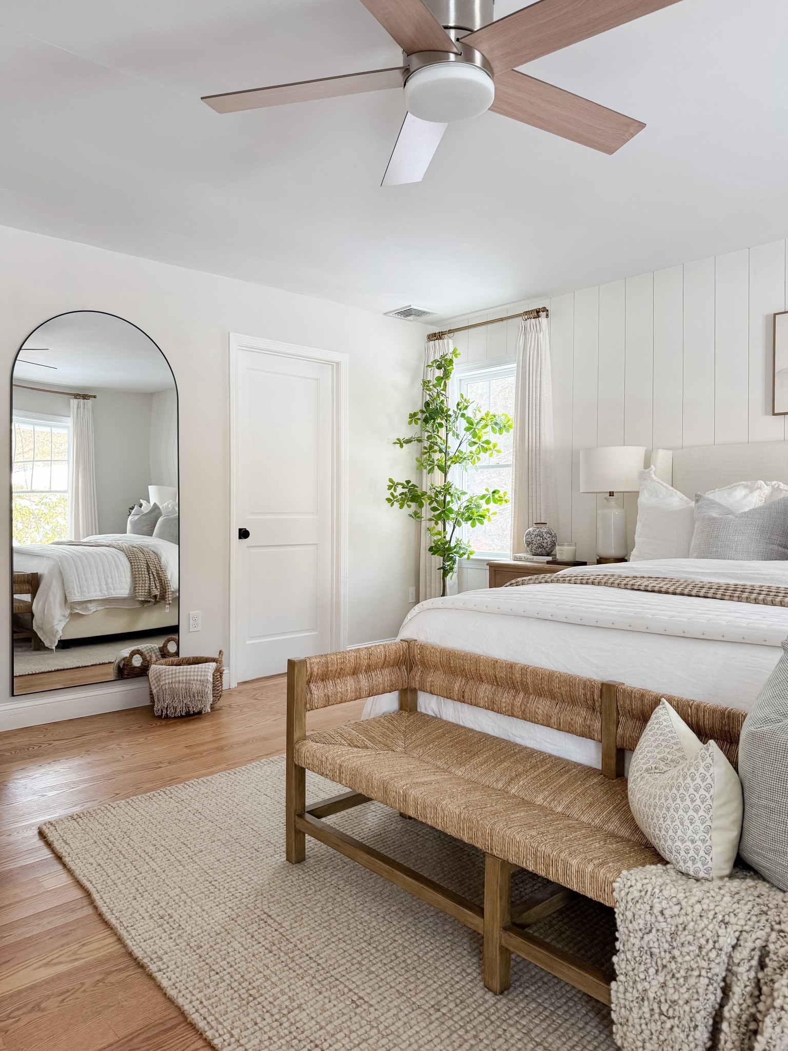 This winter bedroom blends crisp whites, soft blues, and warm wood tones for a calm coastal feel all season long. Layered textures and neutral finishes create a light, airy space that still feels cozy. Winter bedroom, coastal bedroom, neutral bedroom decor, white bedding, coastal winter decor, bedroom inspo, coastal home, modern coastal bedroom, layered bedding, wood accents, serene bedroom, Sherri Calnan Home

#LTKFindsUnder50 #LTKHome