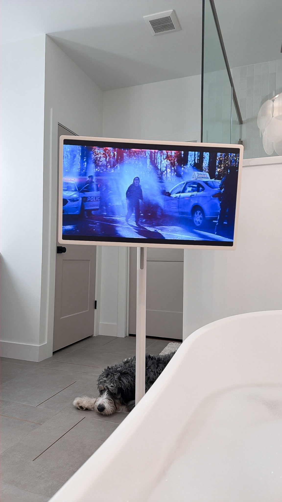 A hot bath, my pup and this portable tv! 

#LTKGiftGuide #LTKHoliday #LTKCyberWeek