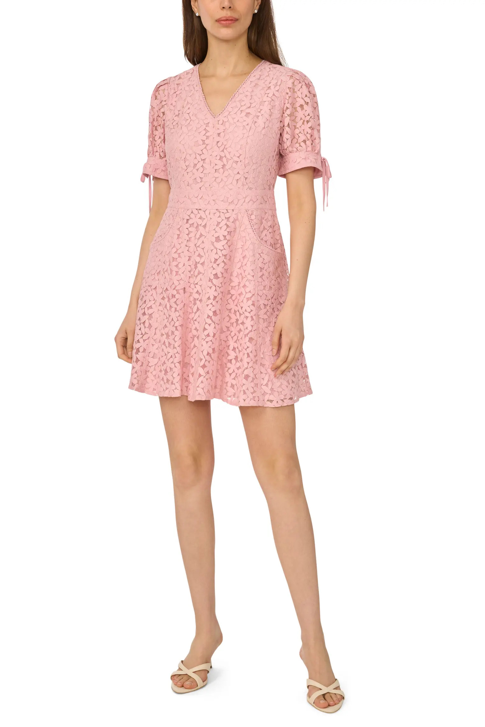 Lace Puff Sleeve Minidress (Women) | Nordstrom | Nordstrom