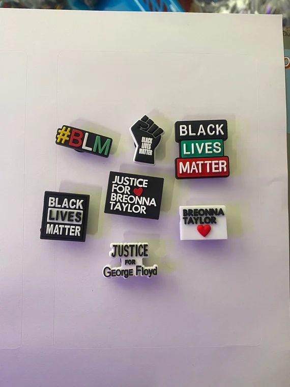 Crocs Shoe Charms - Black Lives Matter/ Black Culture/ Black Excellence | Etsy (US)