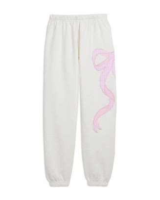 KatieJnyc Girls' Dylan Bow Appliqué Jogger Pants - Big Kid  | Bloomingdale's Kids | Bloomingdale's (US)