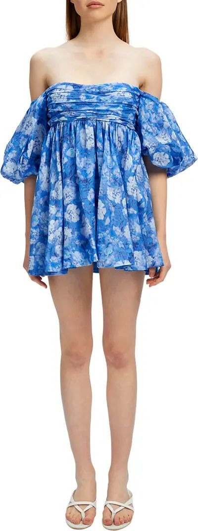 Bardot Kali Floral Off the Shoulder Minidress | Nordstrom | Nordstrom