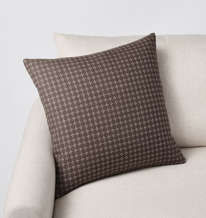 Woven Dobby Cross Stitch Pillow Cover | Rejuvenation