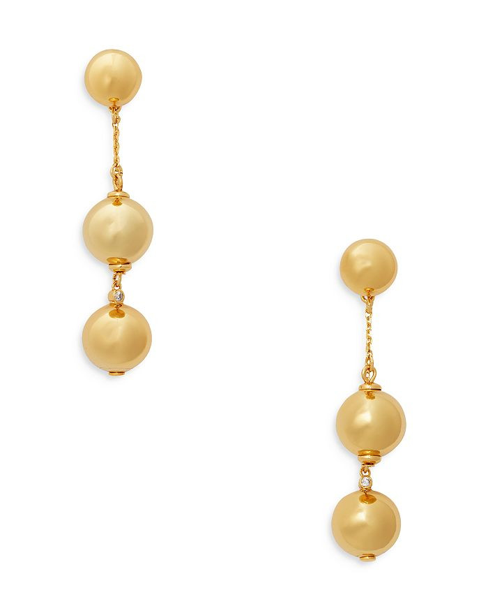 kate spade new york Have a Ball Front to Back Linear Earrings Back to Results -  Jewelry & Access... | Bloomingdale's (US)