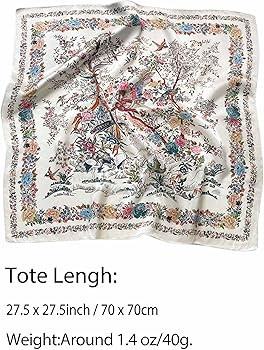 Silky Scarf for Women Lightweight Satin Bandanas Neck Hair Wrap For Sleeping Head Scarves 27.5" | Amazon (US)