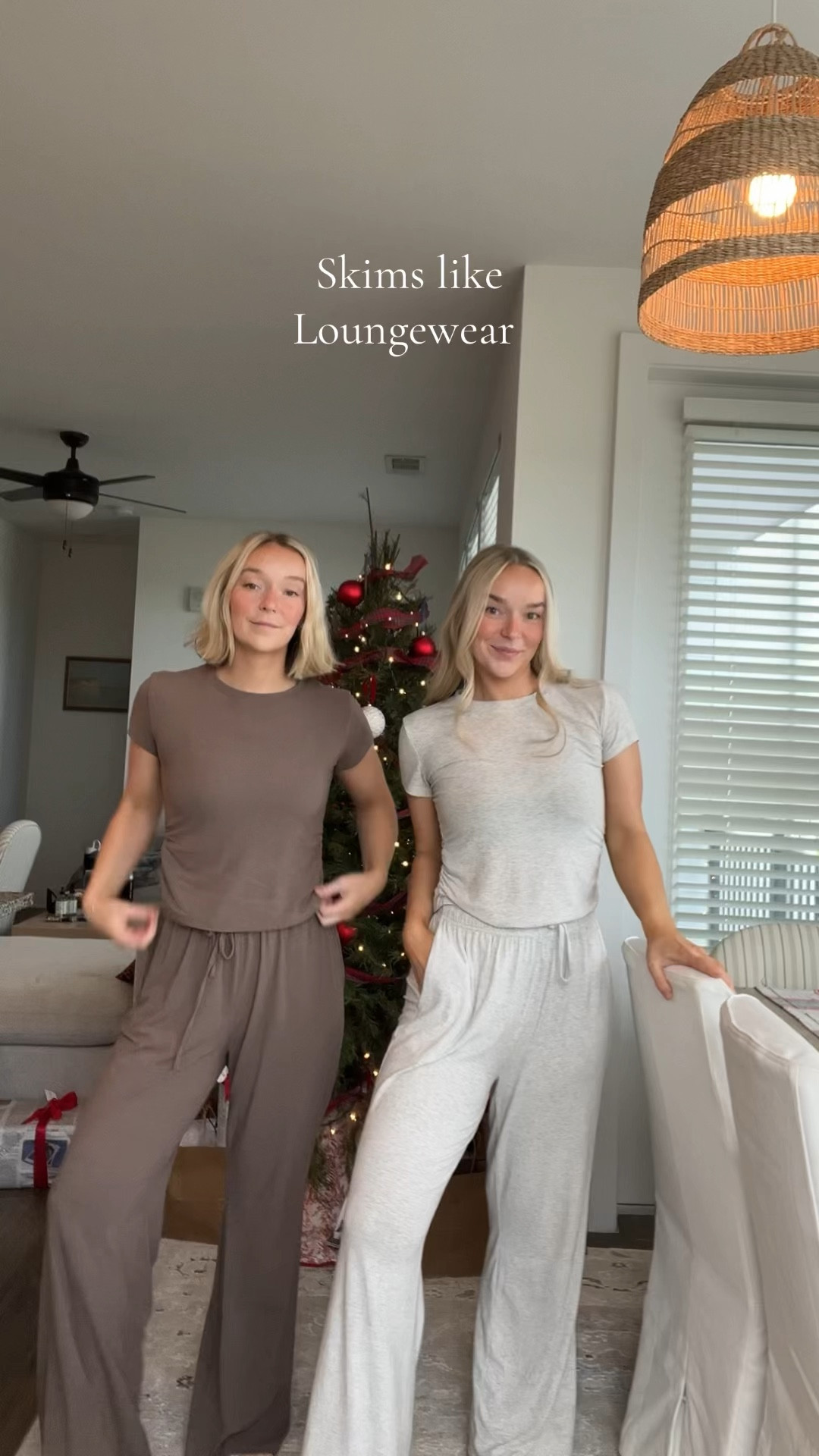 Skims doooooop. Buttery soft. Love this loungewear! 🤍 both wearing size M

#LTKBeauty #LTKFindsUnder50 #LTKStyleTip