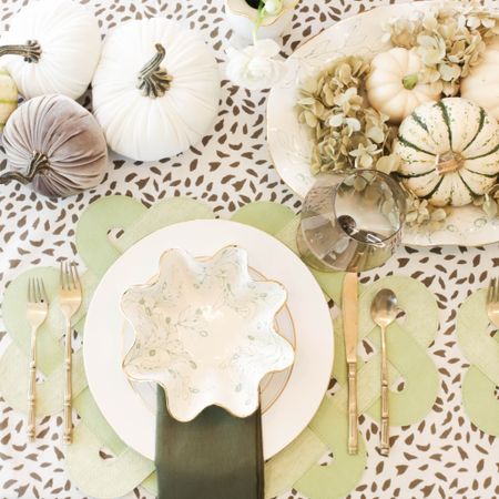 Get a similar look for your holiday table! 

#LTKhome #LTKSeasonal #LTKHoliday