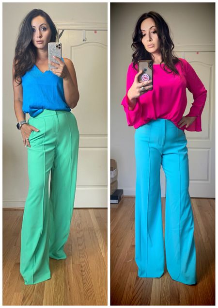I love my Dylan pants from Alice & Olivia so much I got them in two colors. Unfortunately both of these colors are sold out but I found bunch of other colors on amazing sale! 

#LTKstyletip #LTKsalealert