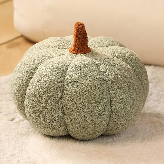 Pumpkin Plush Pillow, Halloween Pumpkin Decor Stuffed Plush Pumpkin Stuffed Toy, Fluffy Halloween... | Amazon (US)