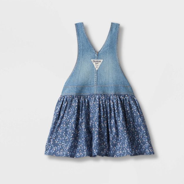 OshKosh B'gosh Toddler Girls' Floral Skirtall - Blue | Target