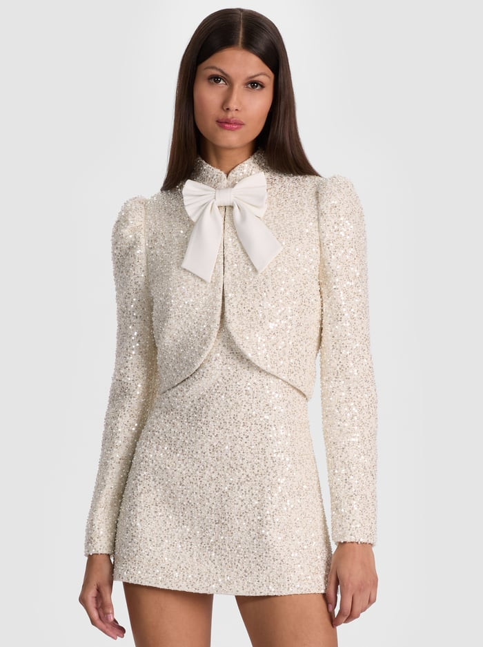 ILARIA EMBELLISHED JACKET | Alice + Olivia