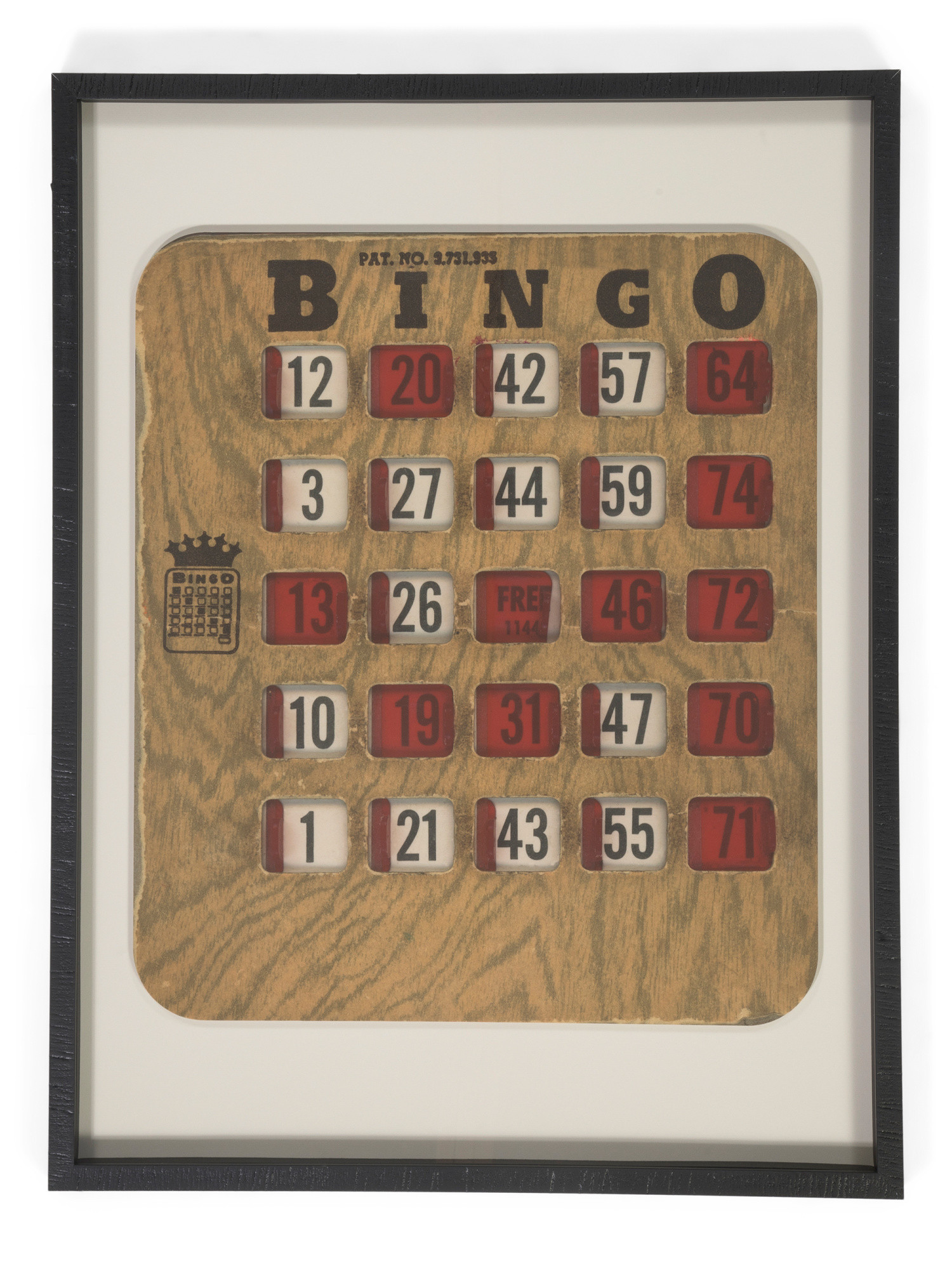 32x42 Bingo Card Framed Print | TJ Maxx
