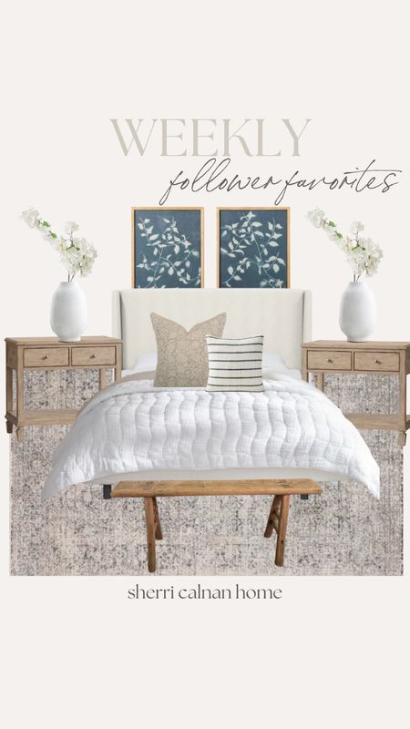 Weekly Follower Favorites

Bedroom decor  neutral bedroom  nightstands  bedding  vase  faux flowers  wall art  home decor  area rug  faux florals  spring home decor  bedding  throw pillows

#LTKhome #LTKSeasonal