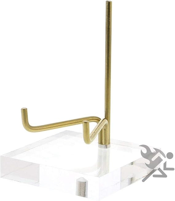 OnFireGuy 3-1/2" Acrylic Base Display Stand Easel With Adjustable Metal Arm | 3-1/2" H x 1-5/8" D... | Amazon (US)