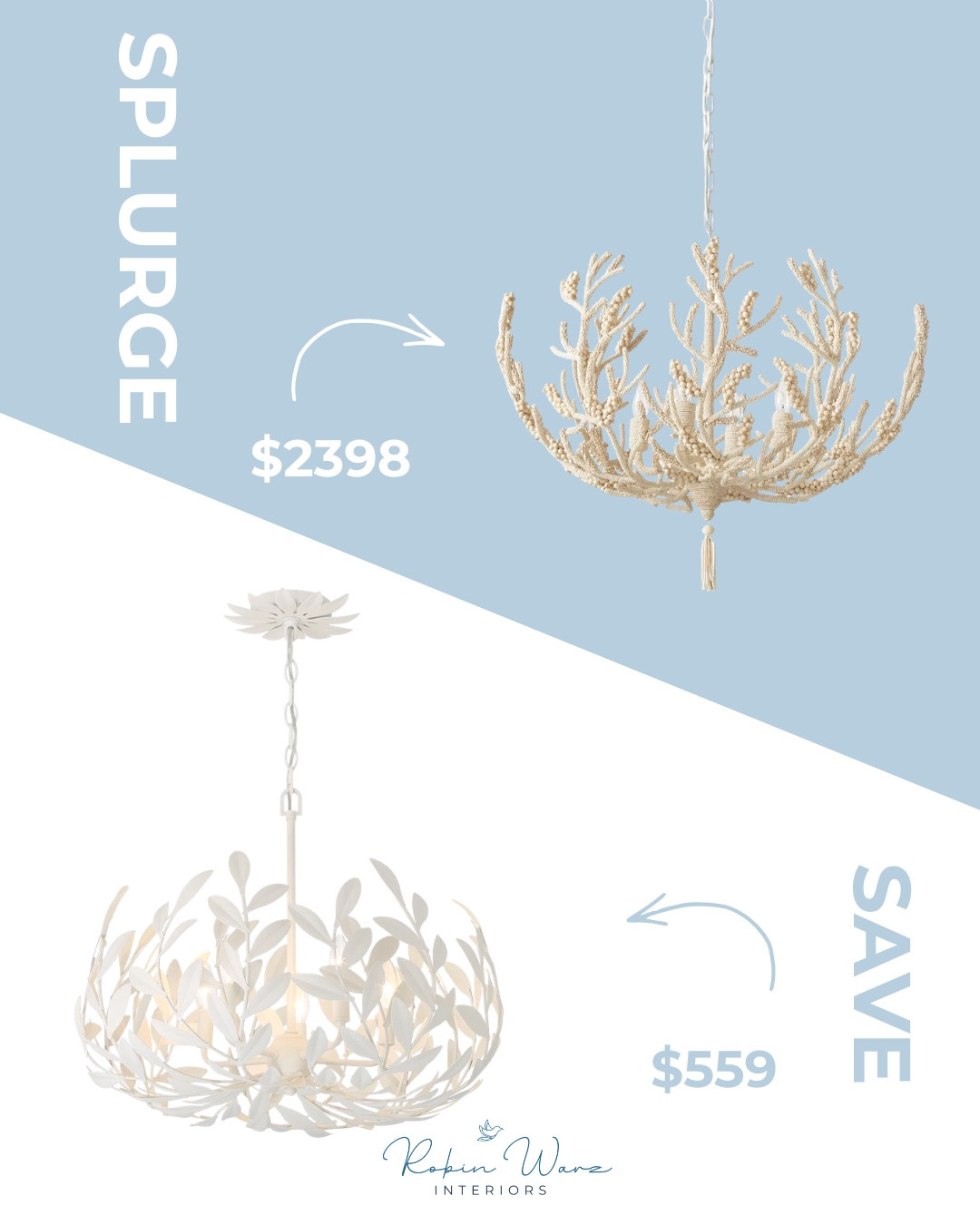 Serena & Lilly Sanibel Chandelier look for less. Shell chandelier, coastal grandmillennial.  

 #LTKHome