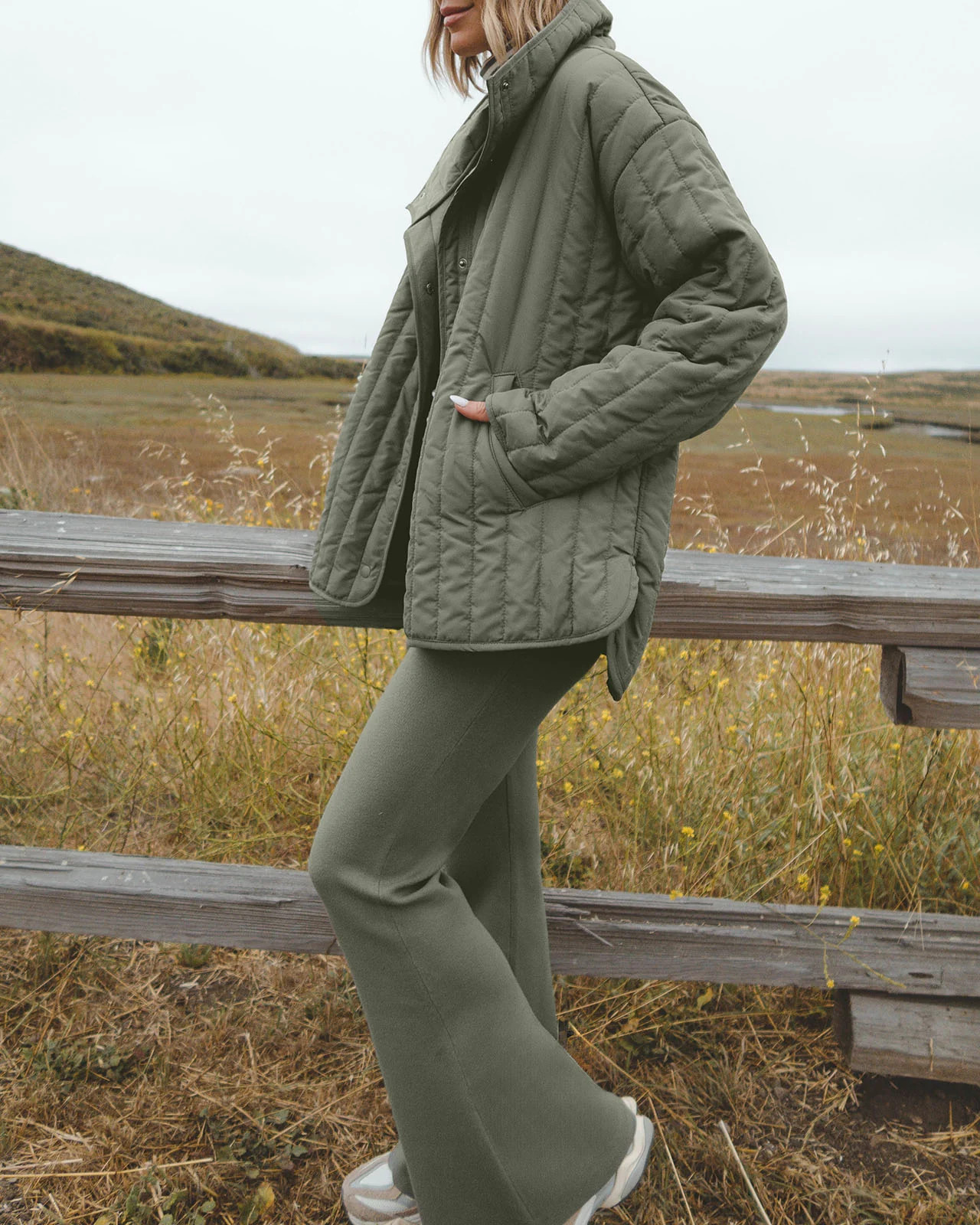 Splendid x @Cellajaneblog Flare Sweater Pant | Splendid