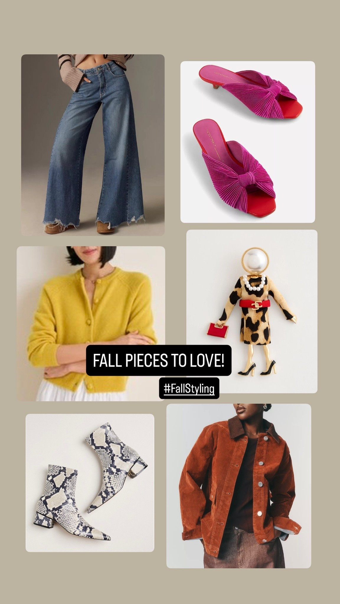 How can you not LOVE….. the possibilities with these pieces for fall are endless!!!! 🍂