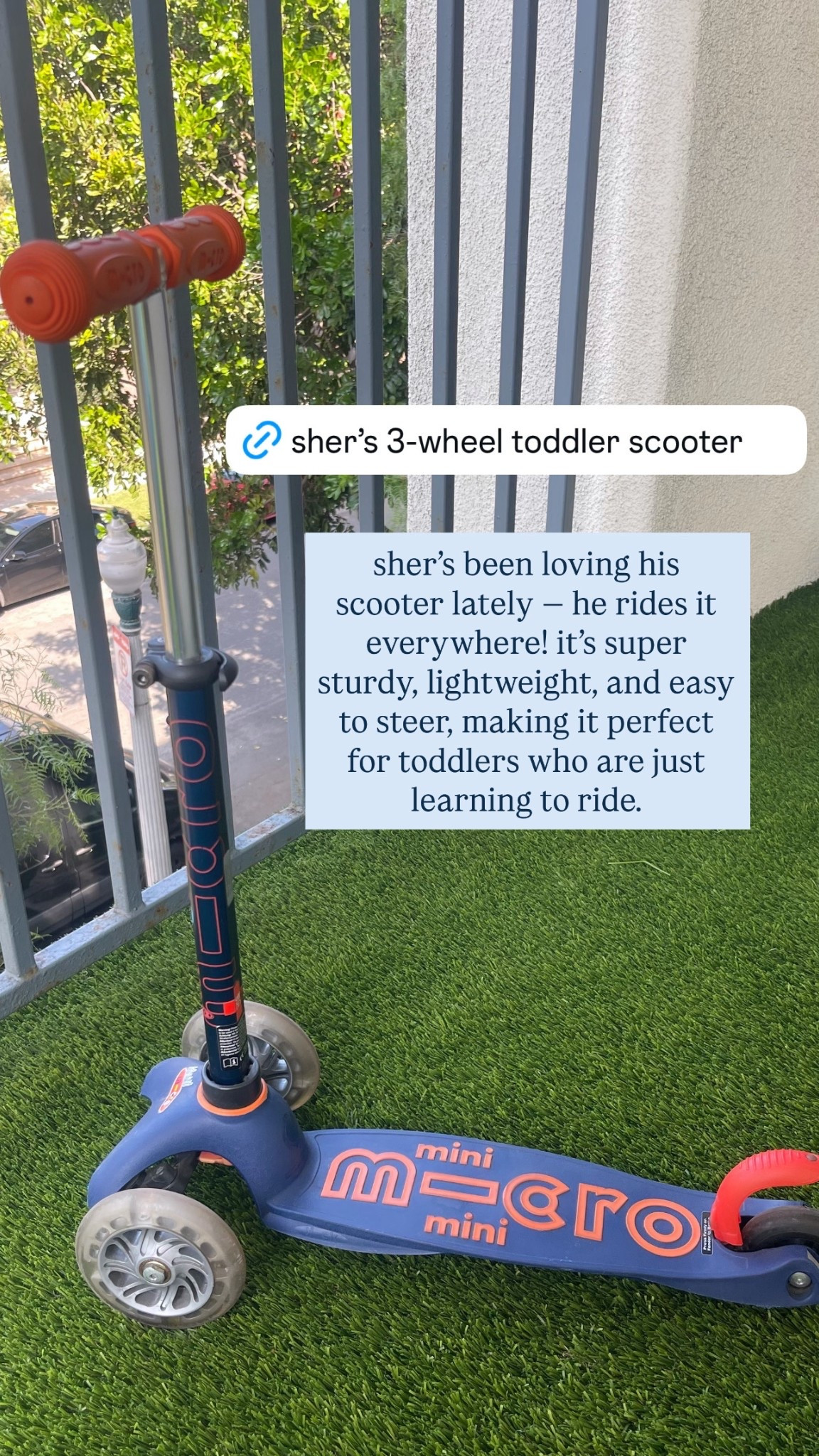 If you’ve been looking for a scooter that’s sturdy but still beginner-friendly, this one’s perfect. It has smooth, light-up wheels, an adjustable handlebar, and a wide base that helps toddlers balance with confidence. We started using it around 2 years old and it’s still holding up perfectly!

#LTKGiftGuide #LTKKids #LTKActive