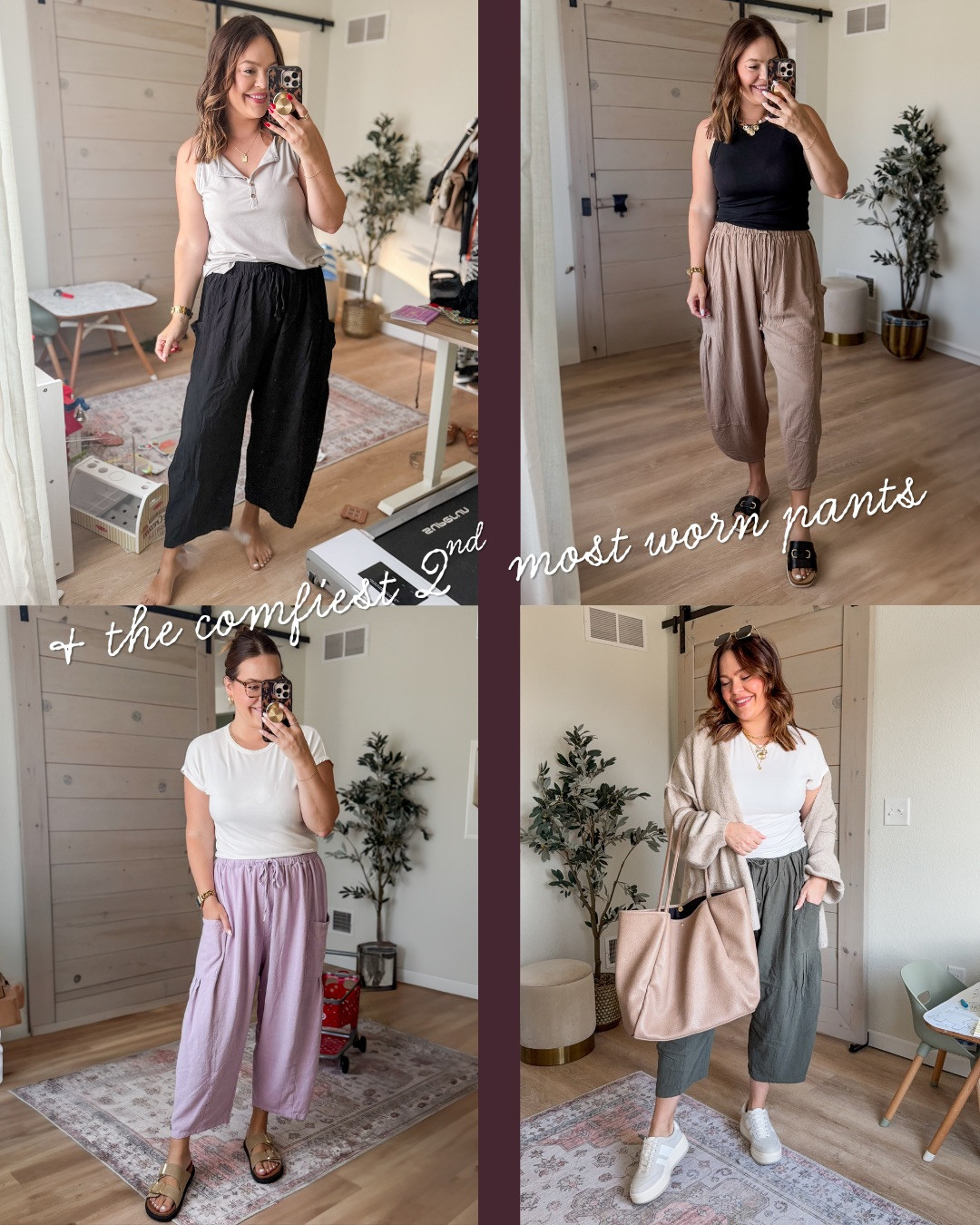 The soft pants I wear on repeat 🍂🤎

soft pants, comfy pants, fall pants, fall outfit ideas, midsize fall fashion, midsize mom style, midsize outfits, casual mom outfits, comfortable outfits, everyday outfits, mom fashion, wide leg pants, relaxed fit pants, lightweight pants, capsule wardrobe, fall wardrobe, fall fashion, casual fall style, easy outfit ideas, affordable fashion, Amazon fashion, mom wardrobe, outfit repeat, fall outfit inspiration 

 #LTKootd #LTKmomlife #LTKMidsize