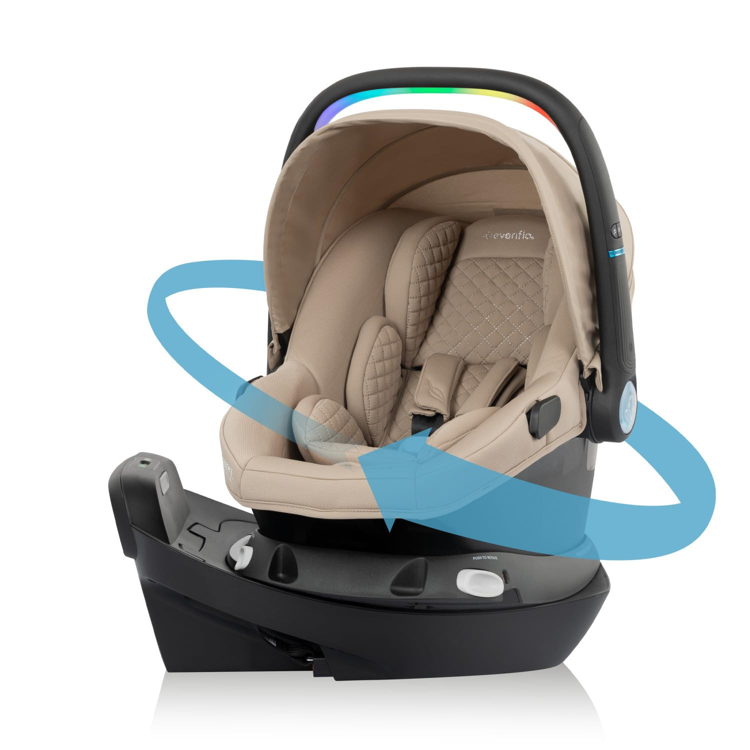 Evenflo Revolve180 LiteMax NXT Rotating Rear-Facing Lightweight Preemie and Infant Car Seat 3-30l... | Amazon (US)