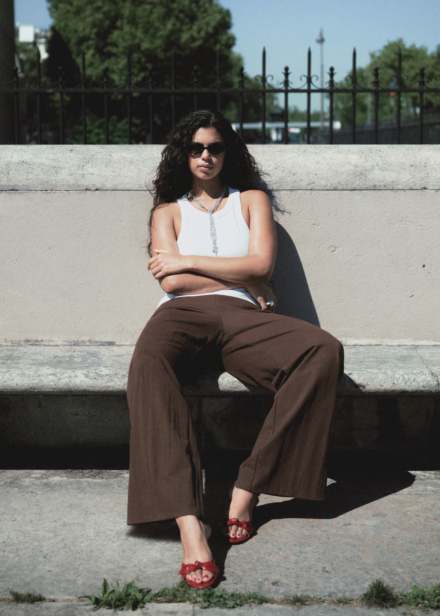 Flowy straight-fit pants - Women | MANGO USA | Mango (US/MX/AU)