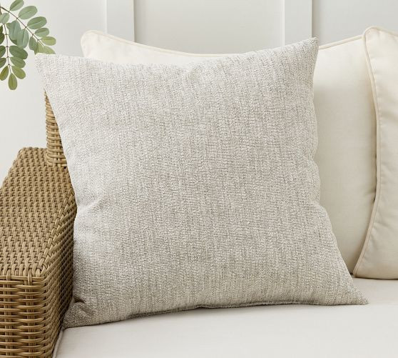 Performance Boucle Outdoor Pillow | Pottery Barn (US)