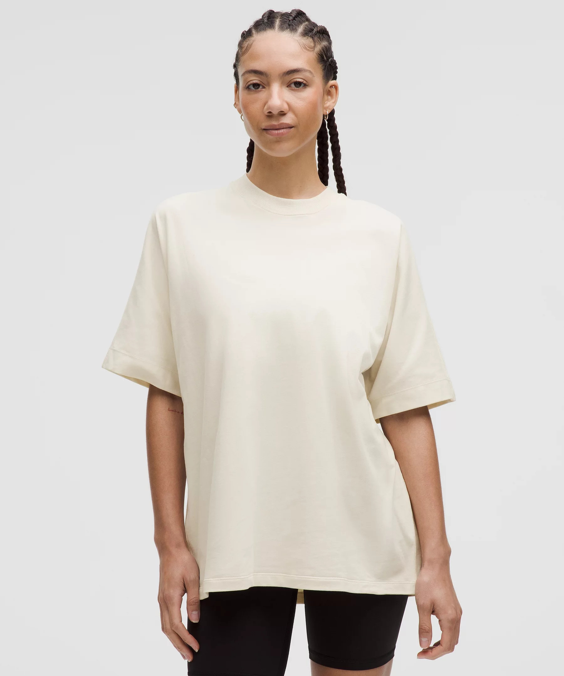 Cotton Jersey Oversized Short-Sleeve Shirt | Women's Short Sleeve Shirts & Tee's | lululemon | Lululemon (US)