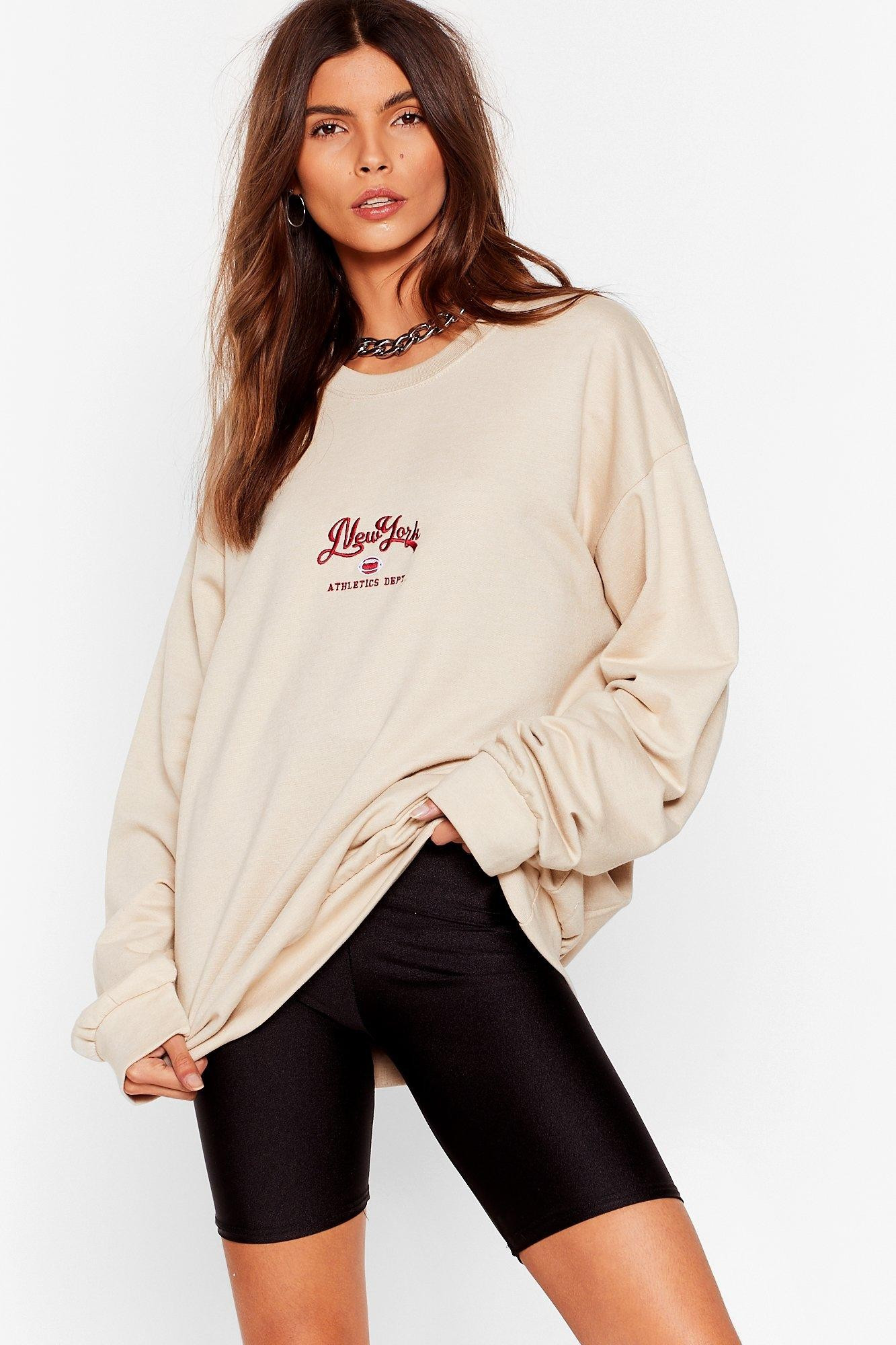Welcome to New York Graphic Sweatshirt | NastyGal (US & CA)
