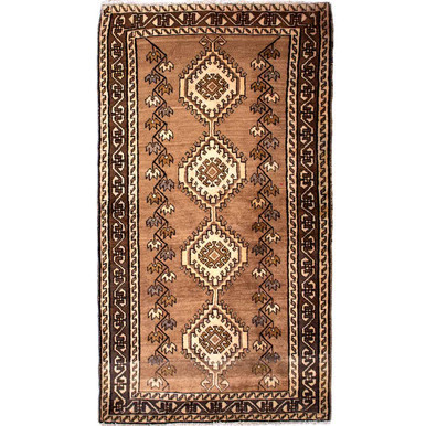 6' 7'' x 3' 7'' Shiraz Authentic Persian Hand Knotted Area Rug - 112746 | Los Angeles Home of rugs