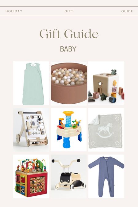 Gift guide for the baby in your life! 

#LTKbaby #LTKGiftGuide #LTKCyberWeek